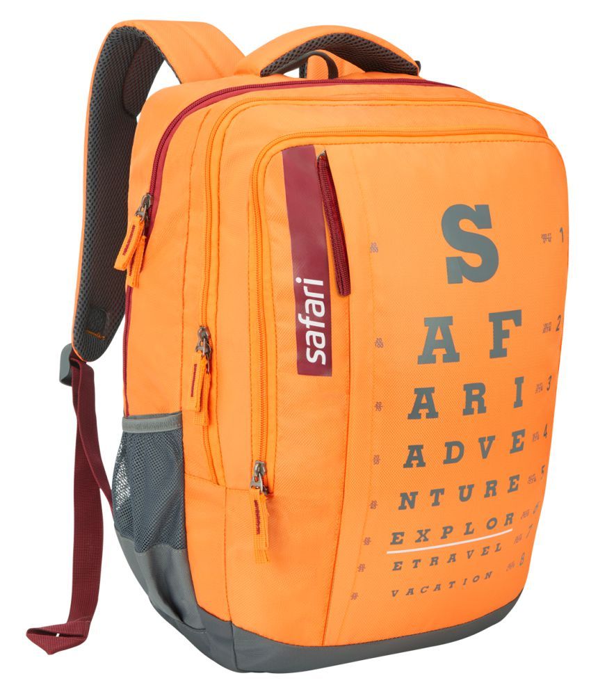 Safari Eyeconic Orange Backpack Buy Safari Eyeconic Orange Backpack Online at Low Price Snapdeal