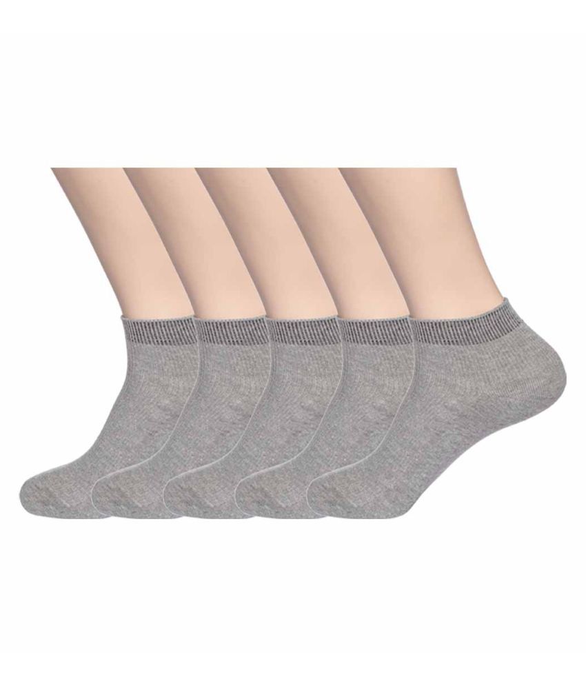     			Hans Gray Casual Ankle Length Socks