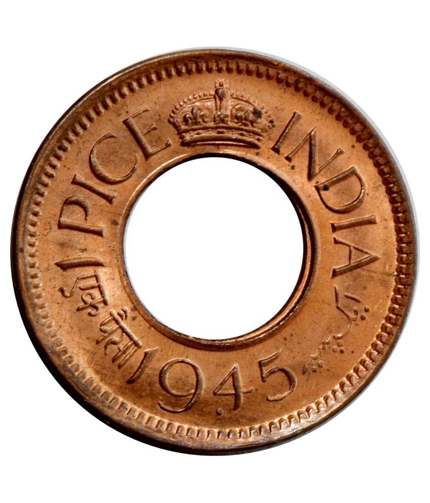 AB Indian Antique Hole Coin 1 Paisa 1945 Buy AB Indian Antique Hole 