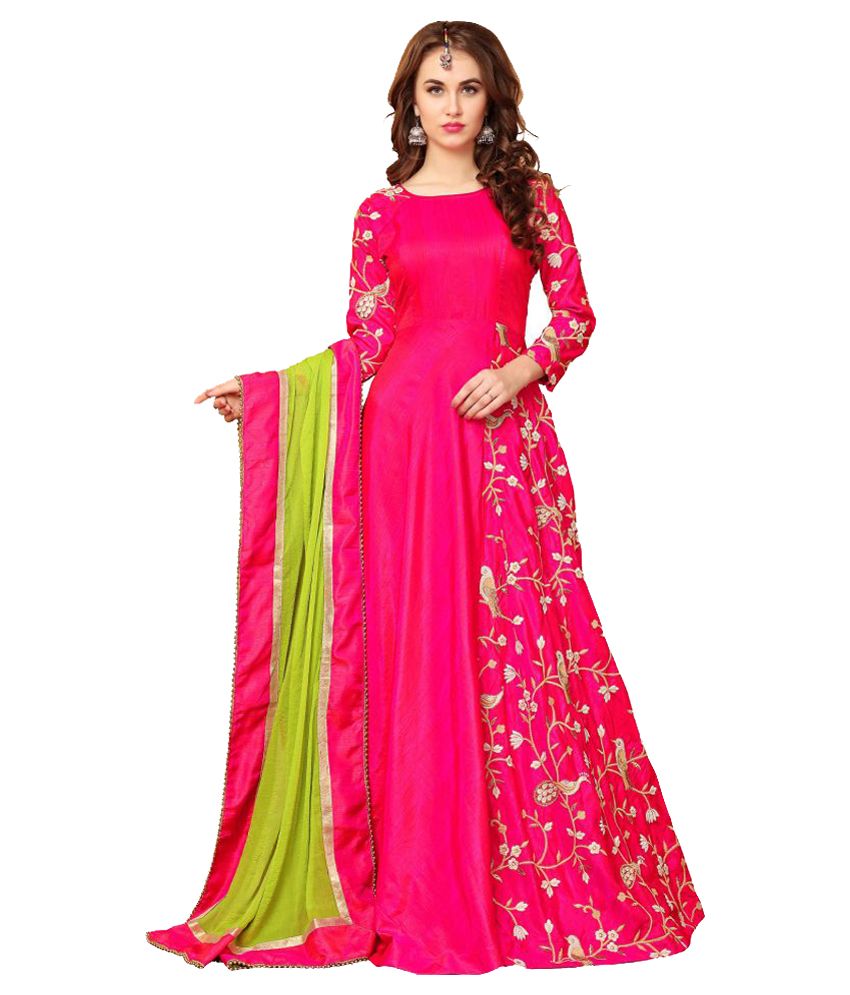 anarkali gown snapdeal