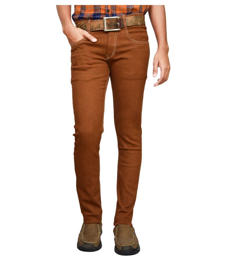 brown skinny dickies