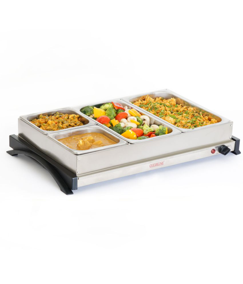 Clearline 4 Pan Food Warmer And Buffet Server: Buy Online ...