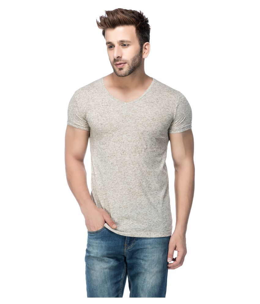 Tinted Brown V-Neck T-Shirt - Buy Tinted Brown V-Neck T-Shirt Online at ...