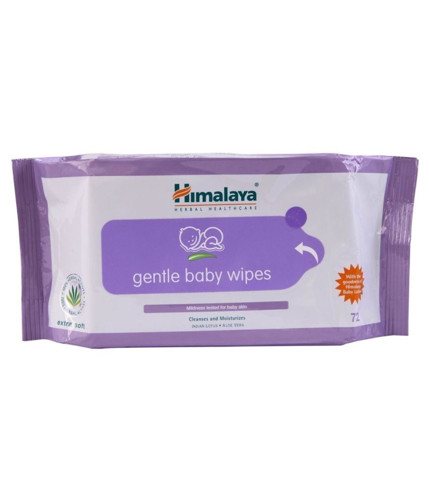 himalaya gentle baby wipes 72 pcs