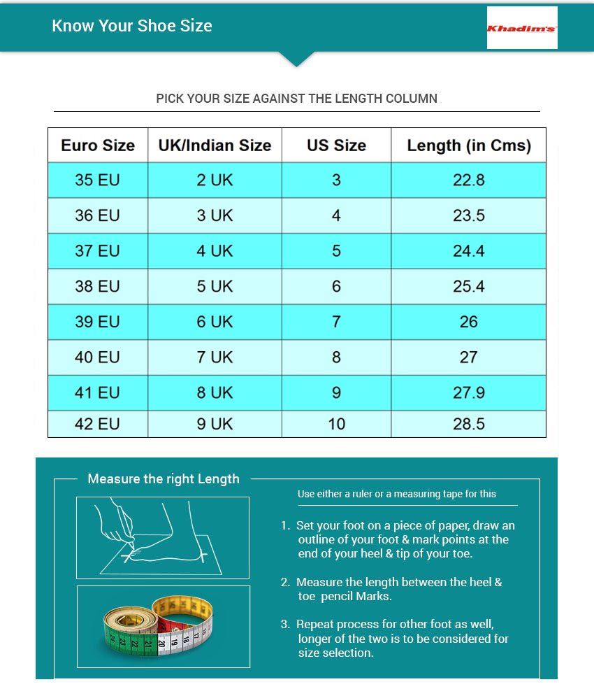 eur 40 to indian shoe size conversion