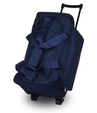 bleu travel zipper trolley bag 534