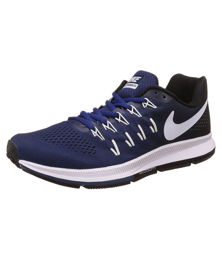 Nike Zoom Pegasus 33 Blue Running Shoes Snapdeal price. Casual Shoes ...