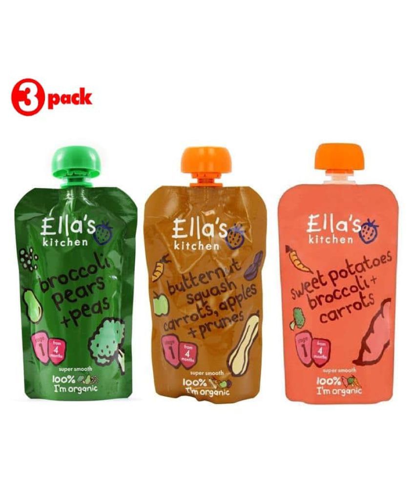 Ella's Kitchen Assorted Flavour Snack Foods for 6 Months + ( 360 gm