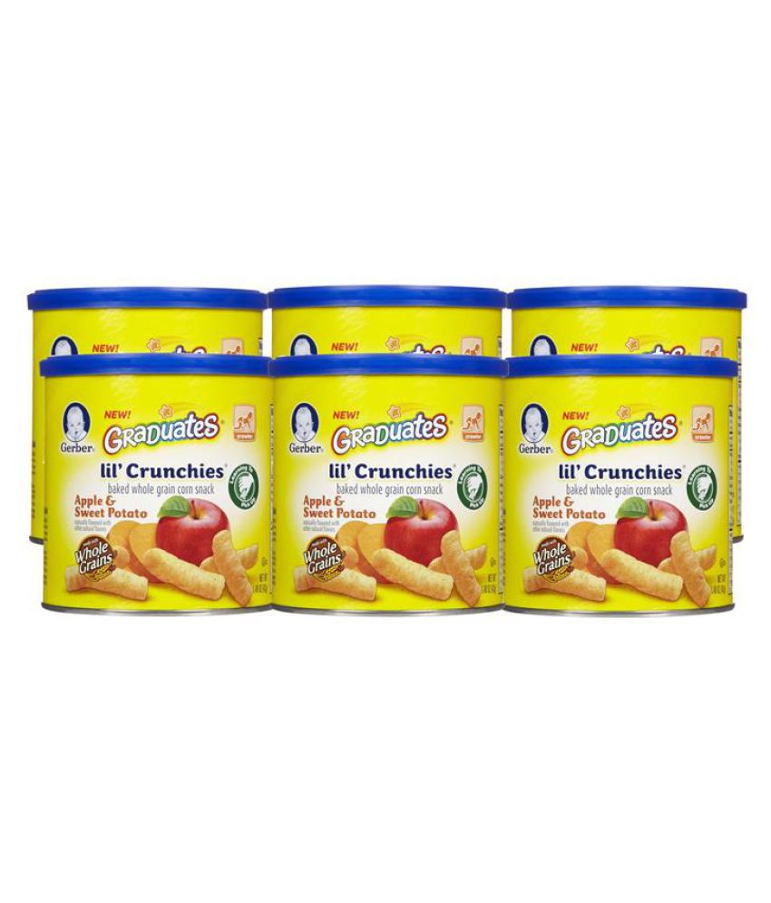 Gerber Apple And Sweet Potato Snack Foods For 6 Months 252 Gm Buy