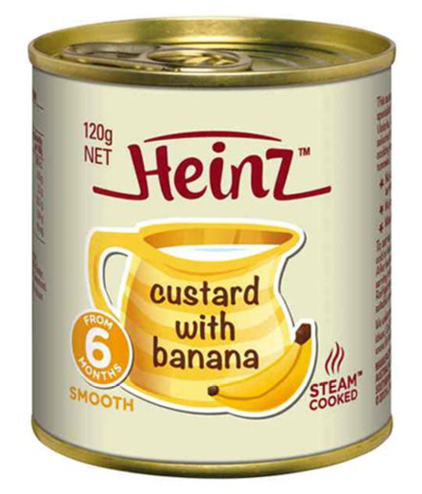 heinz custard with banana