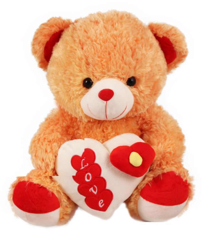 Tabby Toys Multi Colour Teddy bear stuffed love soft toy for boyfriend ...