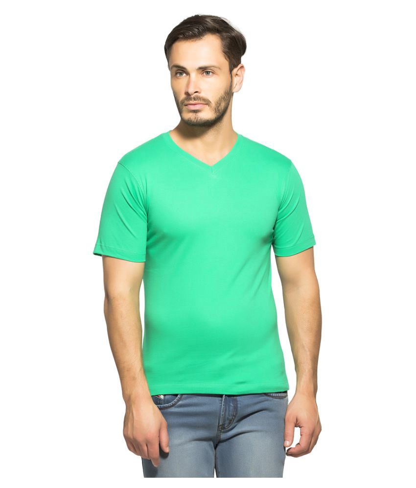 Clifton Green V-Neck T-Shirt - Buy Clifton Green V-Neck T-Shirt Online ...
