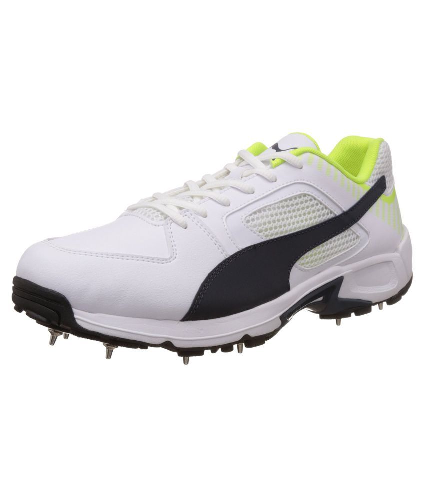 Puma Team White Cricket Shoes Buy Puma Team White Cricket Shoes
