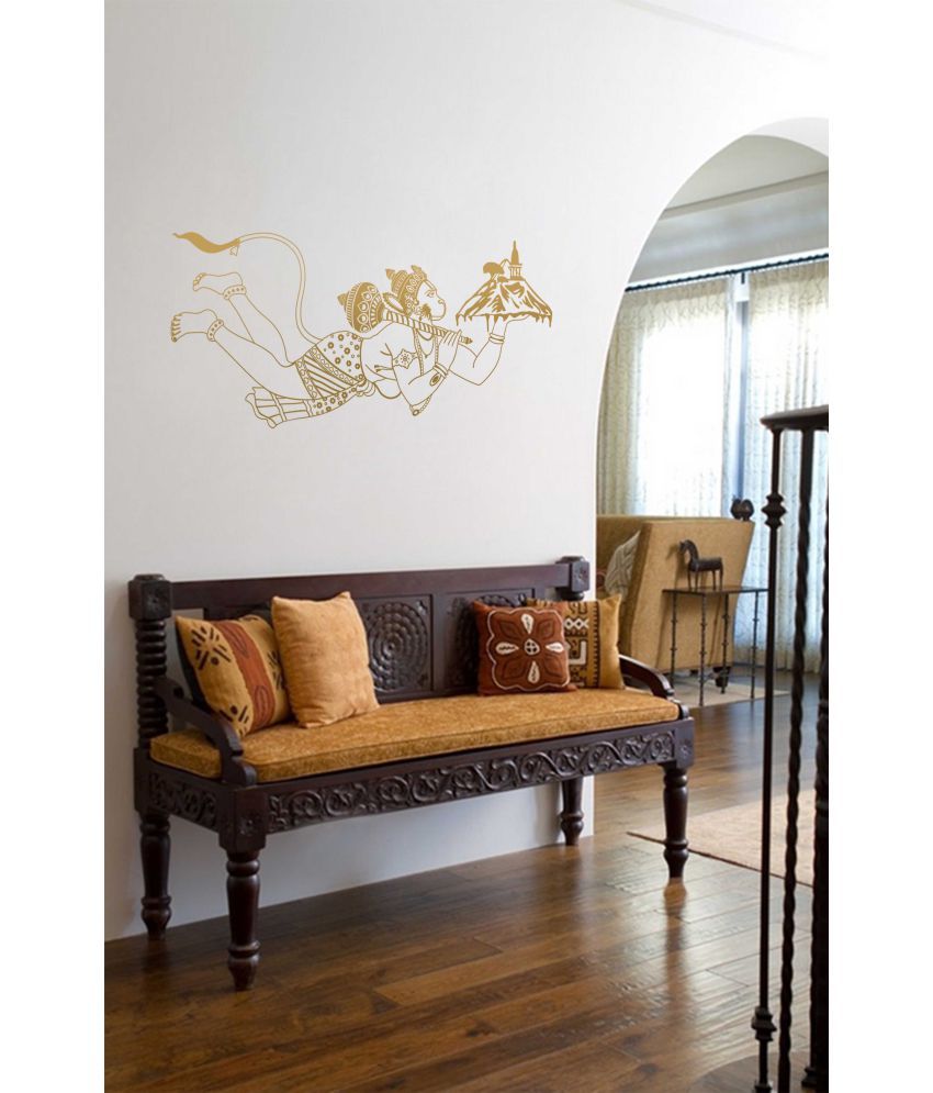     			WallDesign Religious PVC Gold Wall Sticker - Pack of 1