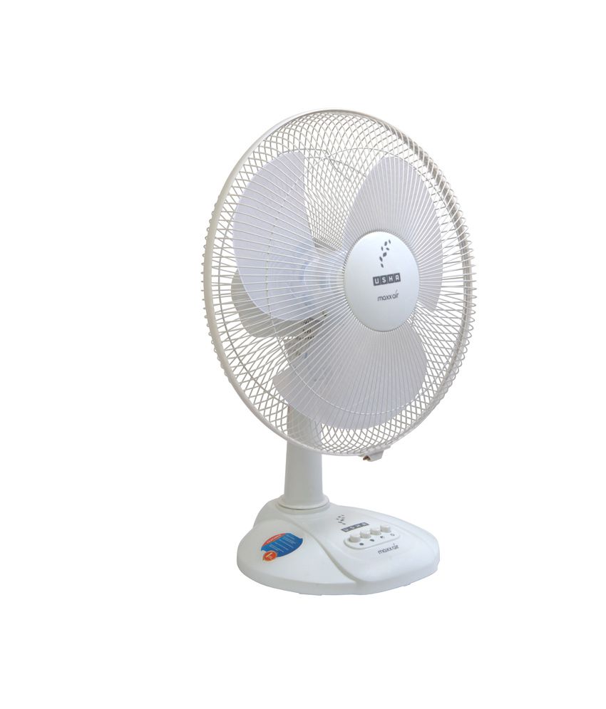 Usha 400 mm Maxx Air Table Fan White Price in India - Buy Usha 400 mm Maxx Air Table Fan White ...