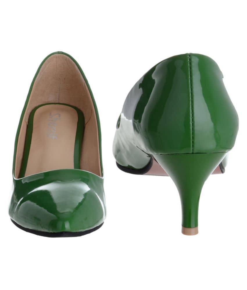 lime green kitten heels