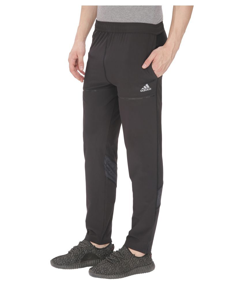 Adidas Black Stretchable Climacool Trackpants - Buy Adidas Black ...