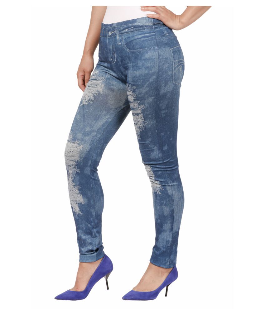 Buy Fit 'N' You Polyester Jeggings Online at Best Prices in India ...