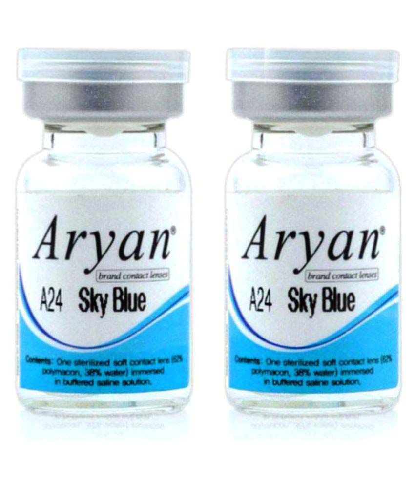 Aryan Yearly disposable Colored Lenses With Spherical Power Buy Aryan