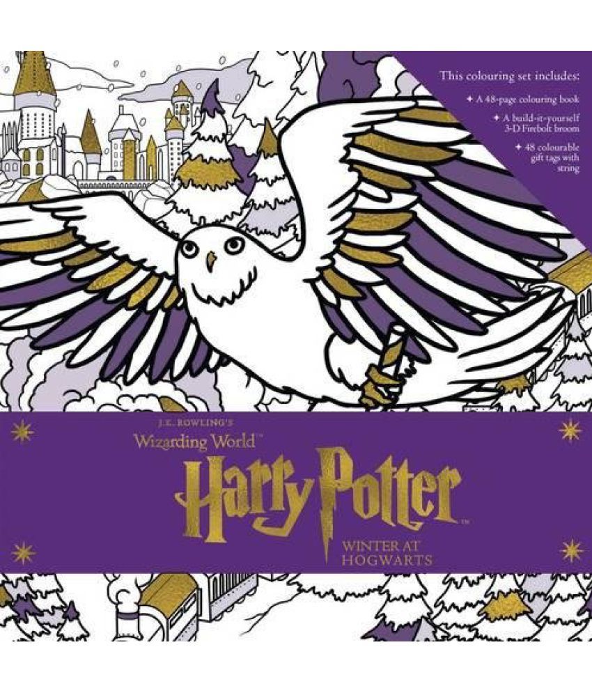 Harry Potter Winter At Hogwarts - A Magical Colouring Set J.K. Rowlings