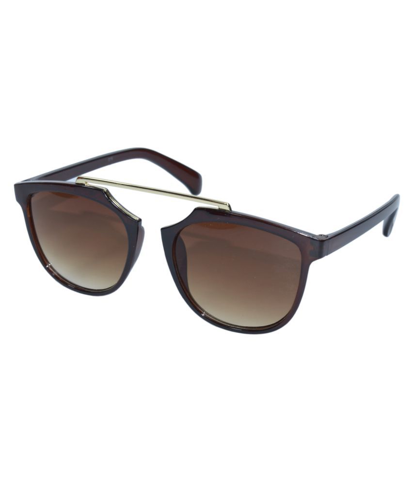     			Peter Jones Brown Square Sunglasses ( B810BW )