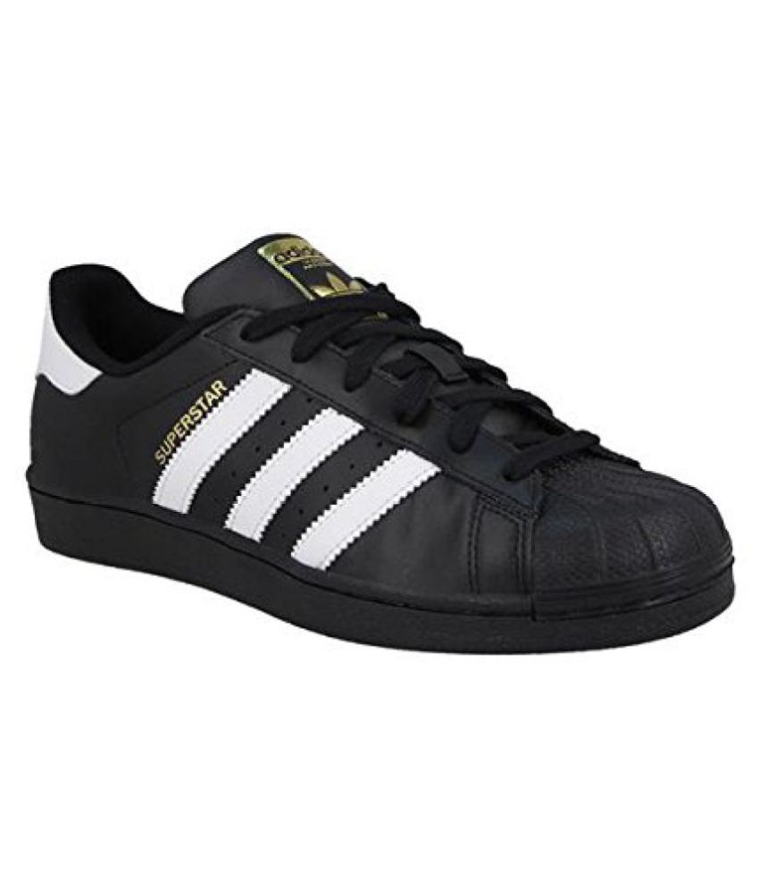 adidas superstar black online india 