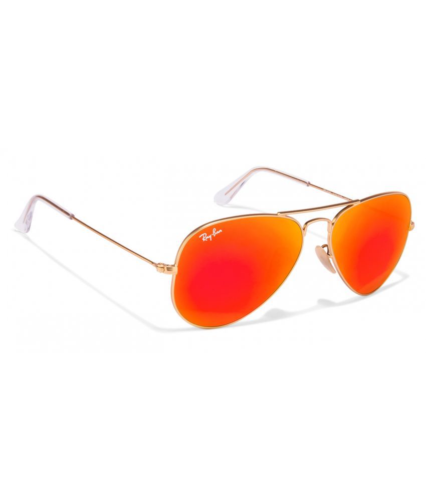 Ray-Ban Orange Aviator Sunglasses 