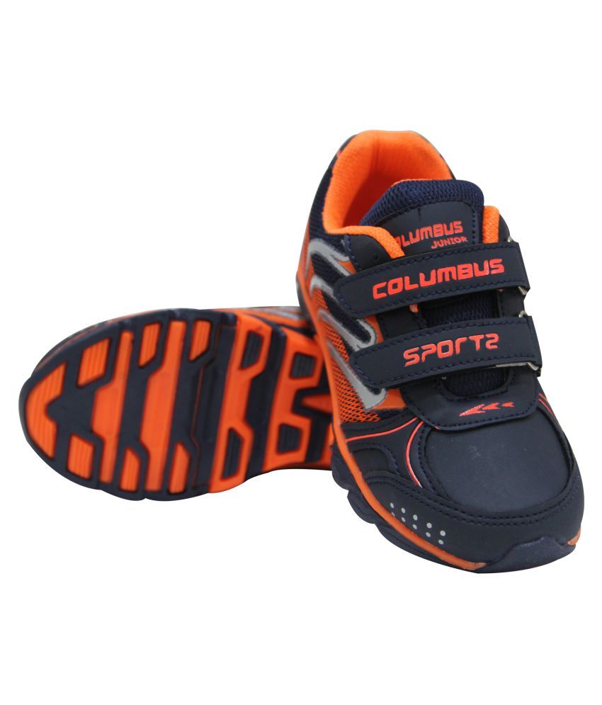Blue Orange Sports Casual Shoes 