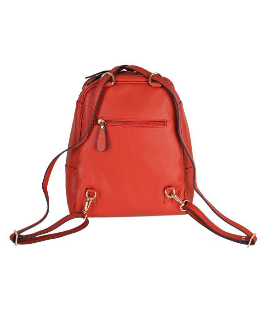 Diana Korr Red Backpack - Buy Diana Korr Red Backpack Online at Low ...