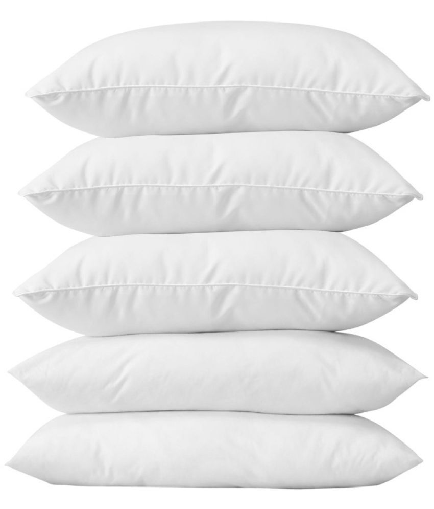     			Tanishka Fabs Fibre Pillow Set of 5