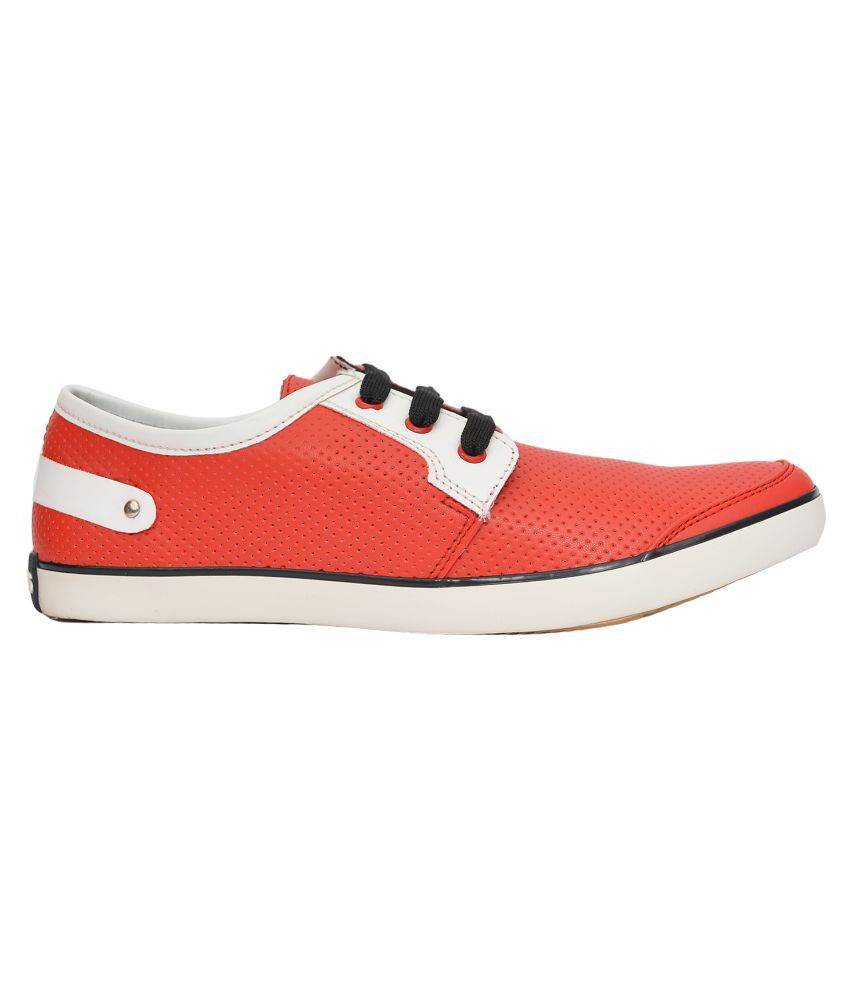 Desi Juta Sneakers Red Casual Shoes 