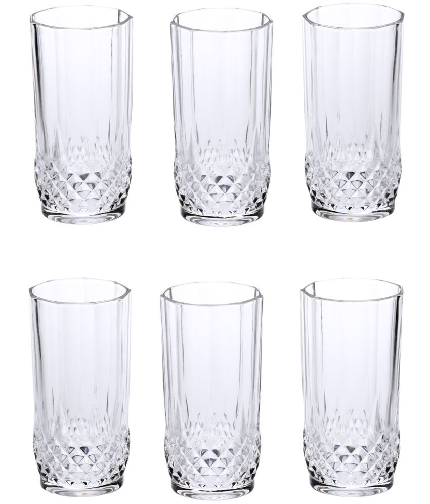     			Somil Water/Juice  Glasses Set,  200 ML - (Pack Of 6)