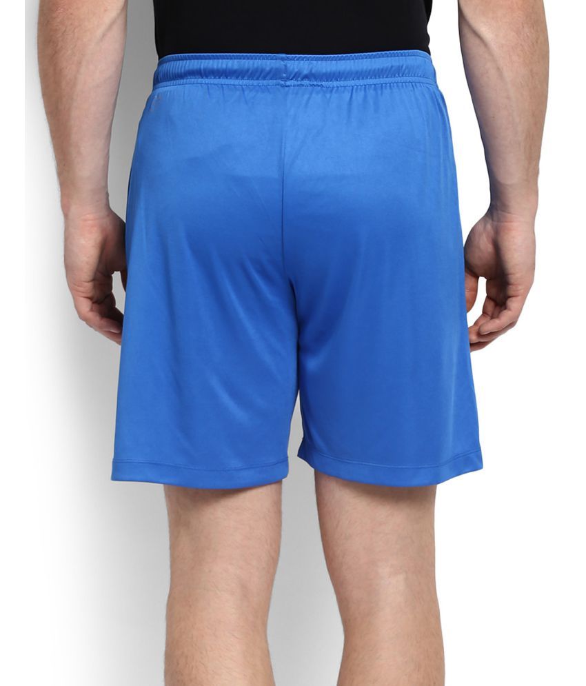 Puma Blue Polyester Fitness Shorts - Buy Puma Blue Polyester Fitness ...