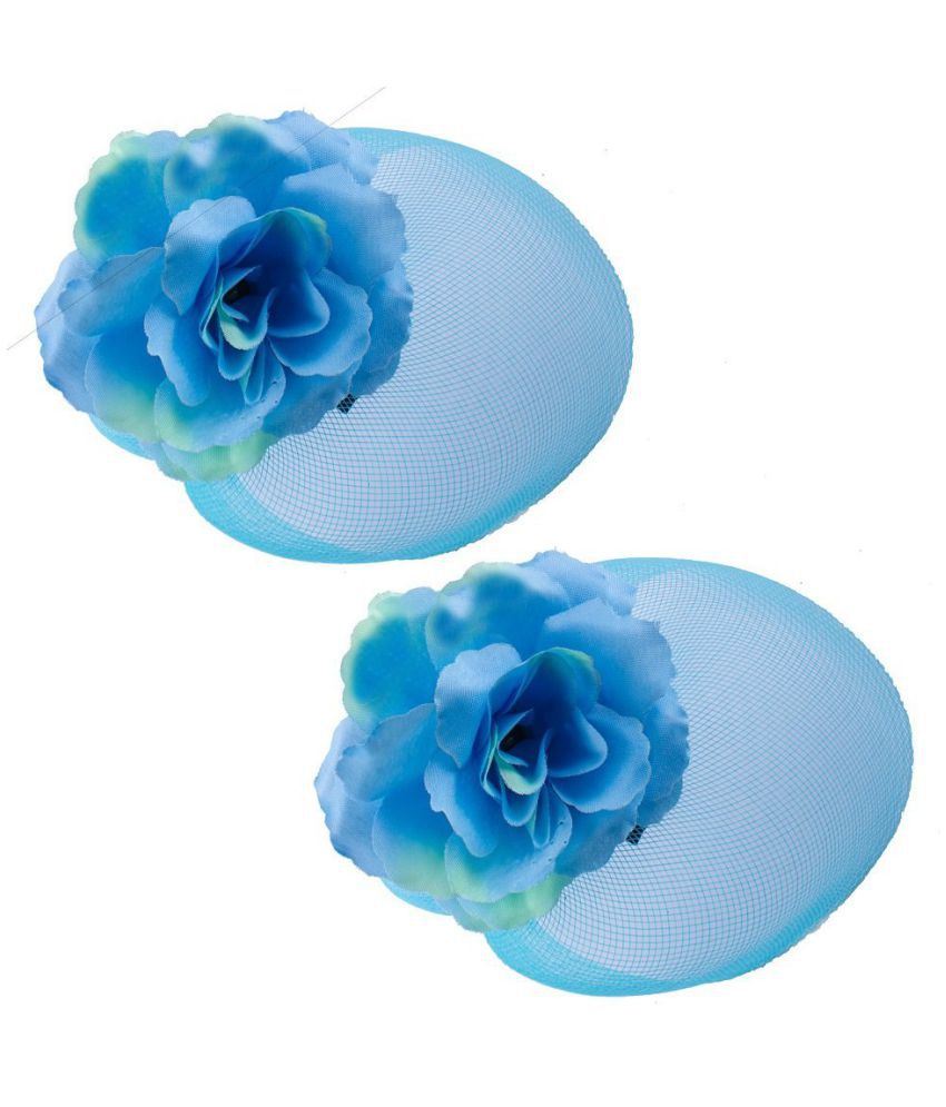 Majik Flowers Hair Clips / Hair Accessories For Kids & Teen Girls (Sky Blue,  2 Pcs): Buy Online at Low Price in India - Snapdeal