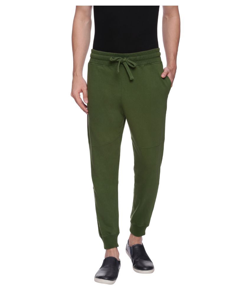 green oversized joggers