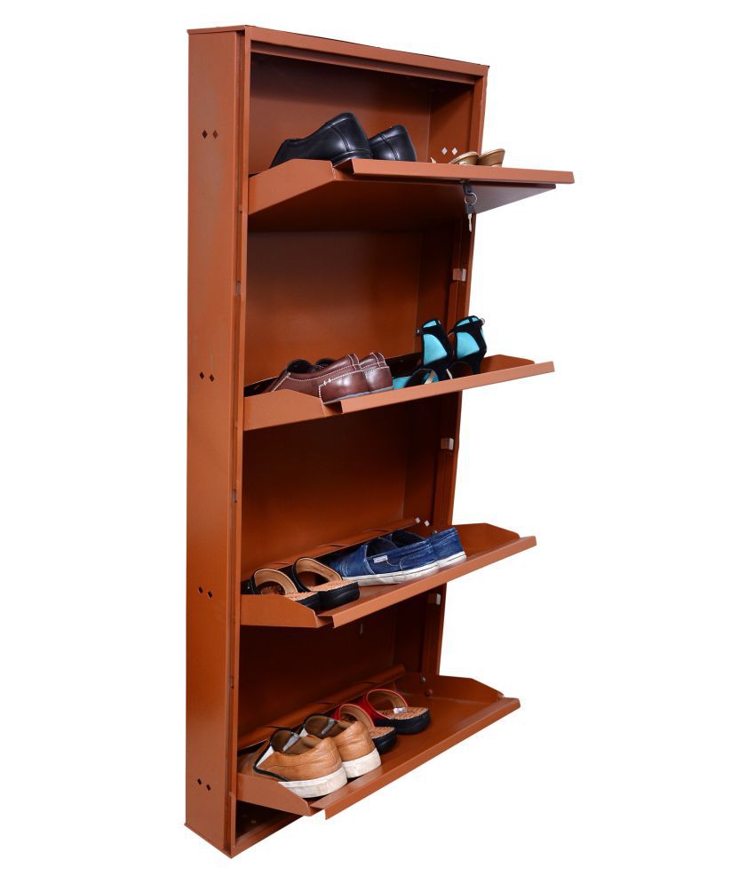 Clever Wall  Mounted  Shoe  Rack  with 4 Shelves 20 wide 