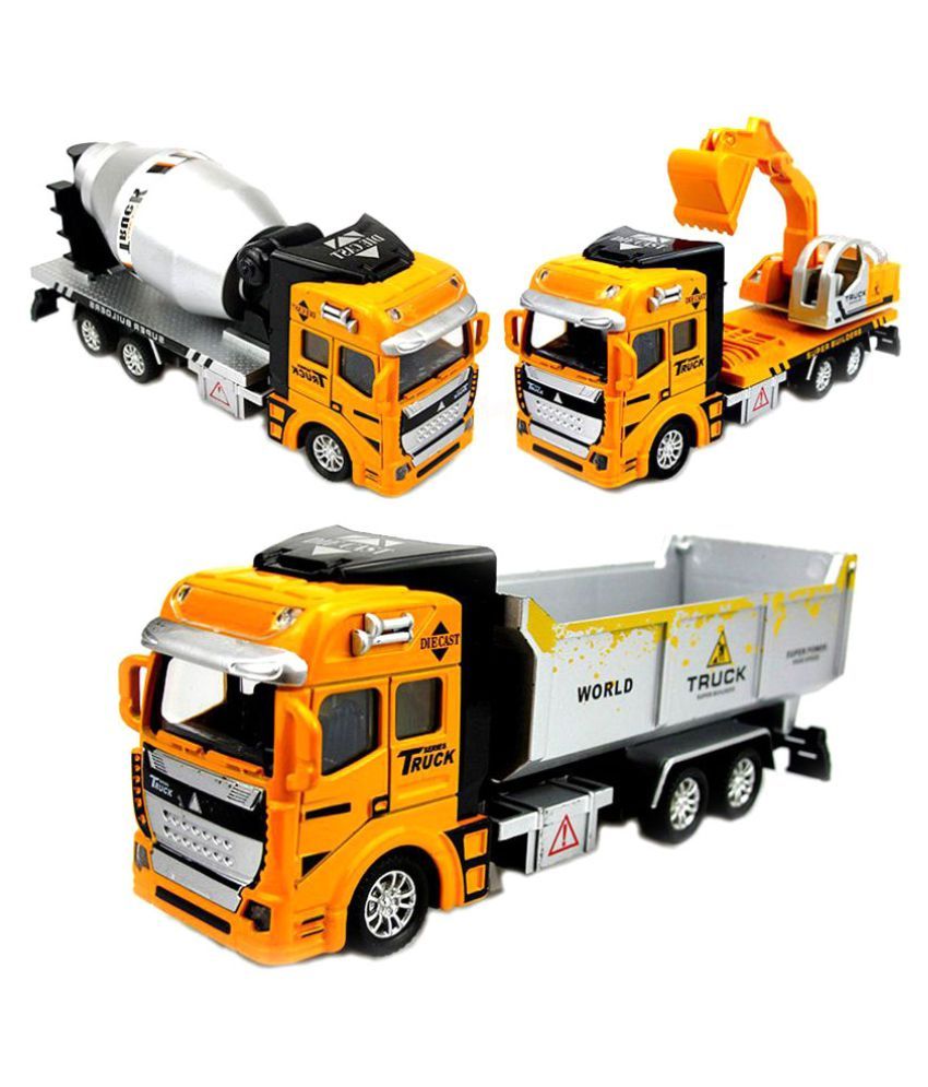 STARSKY Die Cast Metal Construction Trucks Toy 3 Pcs Buy STARSKY