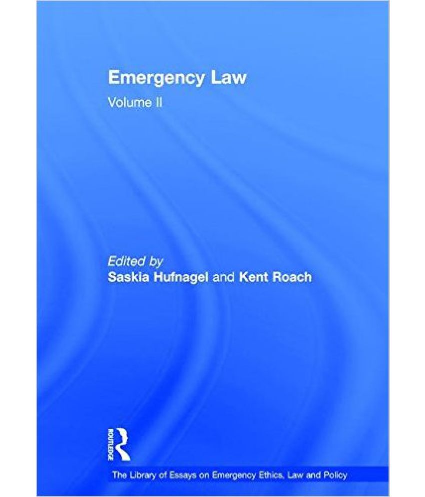 Emergency Law Vol 2 (HB 2012) 4 Vol Set Isbn 9781409444695 Buy