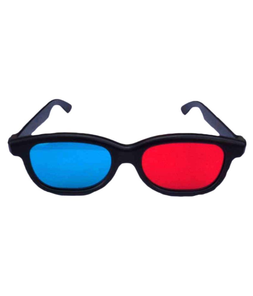 Buy Gadget Hero's Red Anaglyph 3D Glasses for Viewing 3D Movies & Games