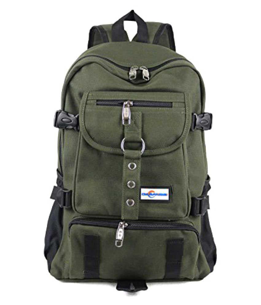 military colour college bags