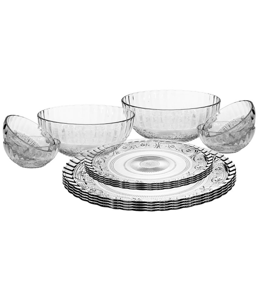Yera Glass Dinner Set of 14 Pieces: Buy Online at Best Price in India