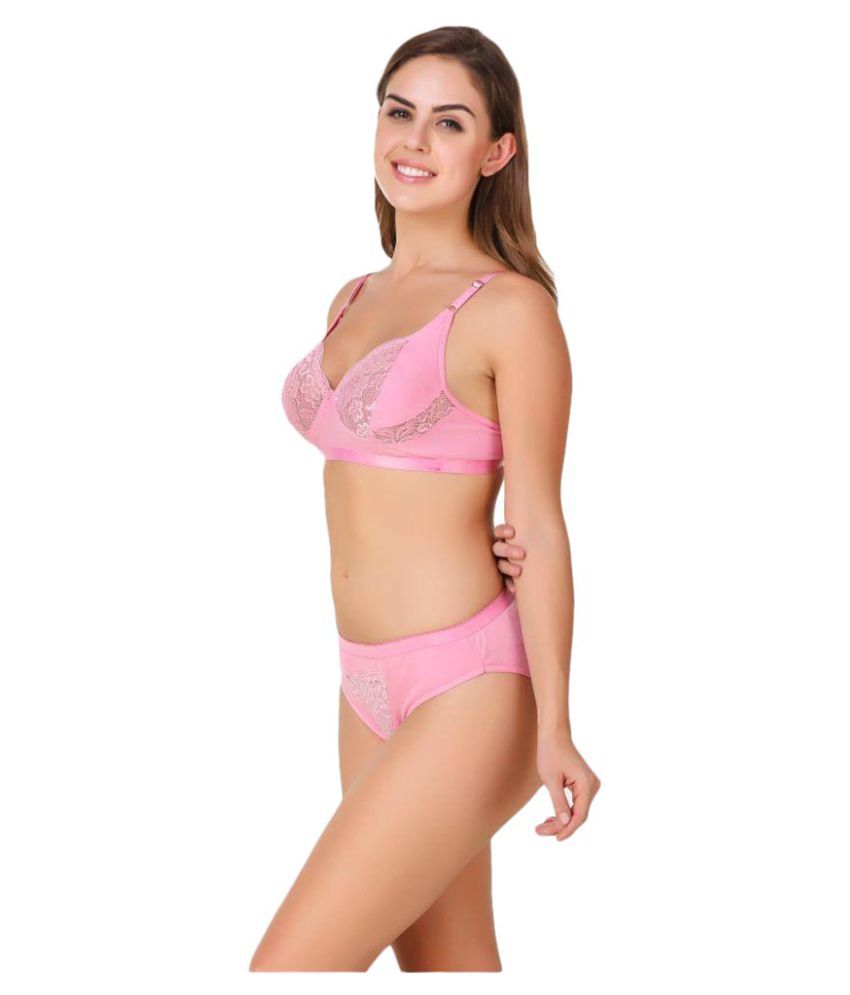 Buy SK Lingeries Cotton Bra And Panty Set Online At Best Prices In India Snapdeal