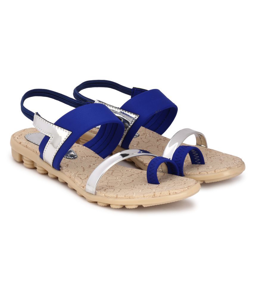 fancy blue flats