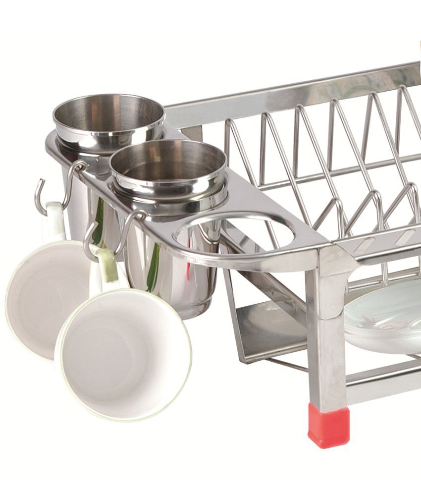Amol Stainless Steel Kitchen Rack 17 X 11 X 7 Inch Dish Organiser