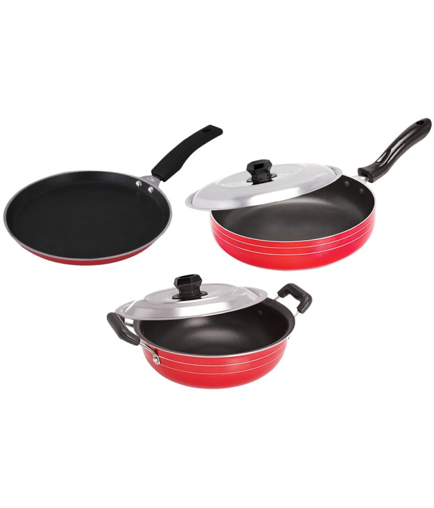     			Dynore 3 Piece Cookware Set