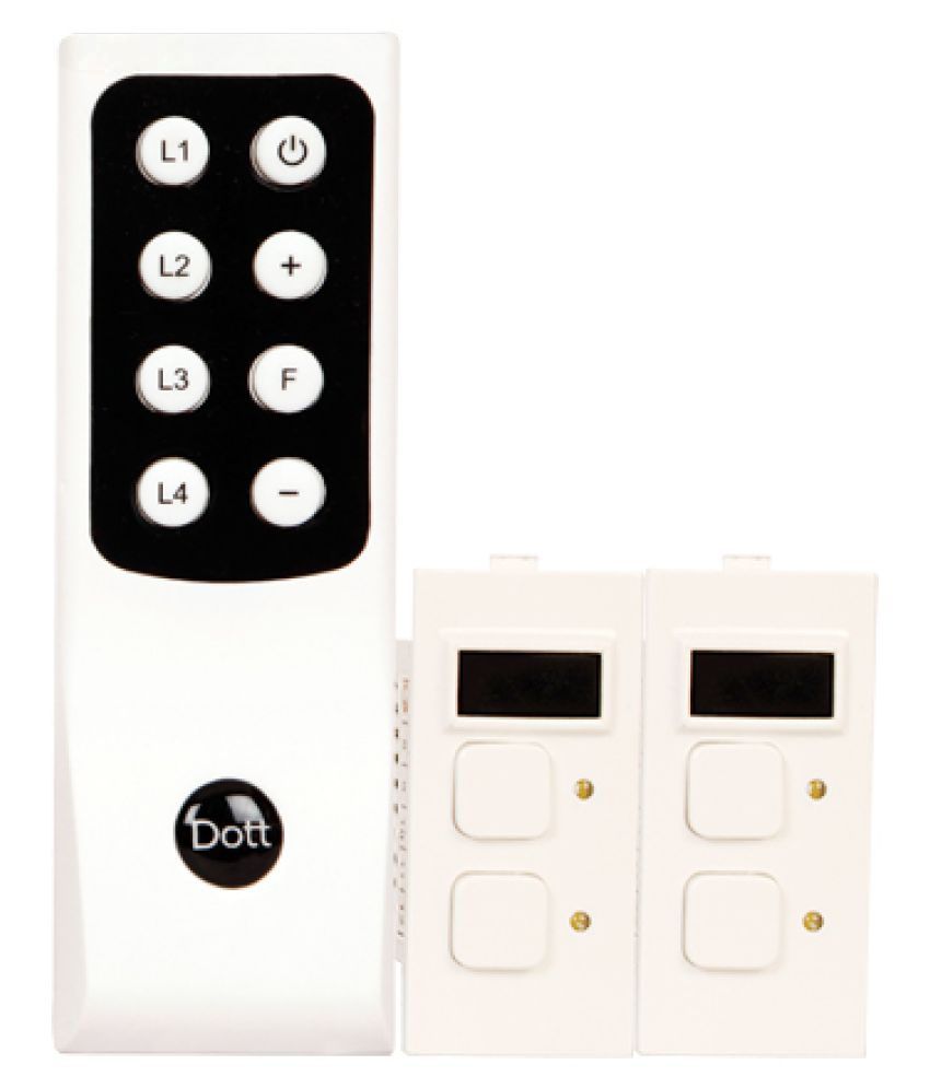 Dott Systems Remote Control Switch Modular 3 Lights 1 Fan Or Dott Systems Remote Control Switch Modular 3 Lights 1 Fan Or Dimmer