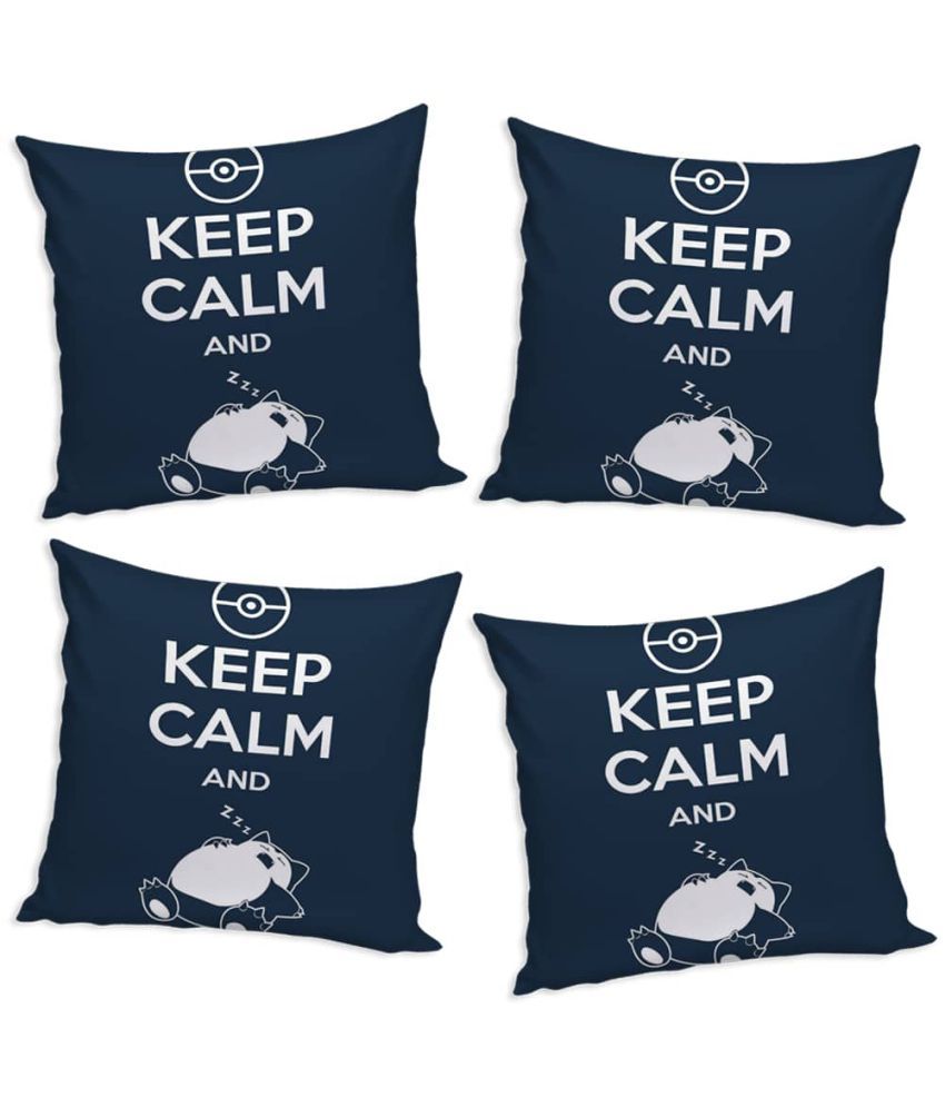 sleep nature's Set of 4 40X40 cm (16X16) Cushion Covers Abstract Themed