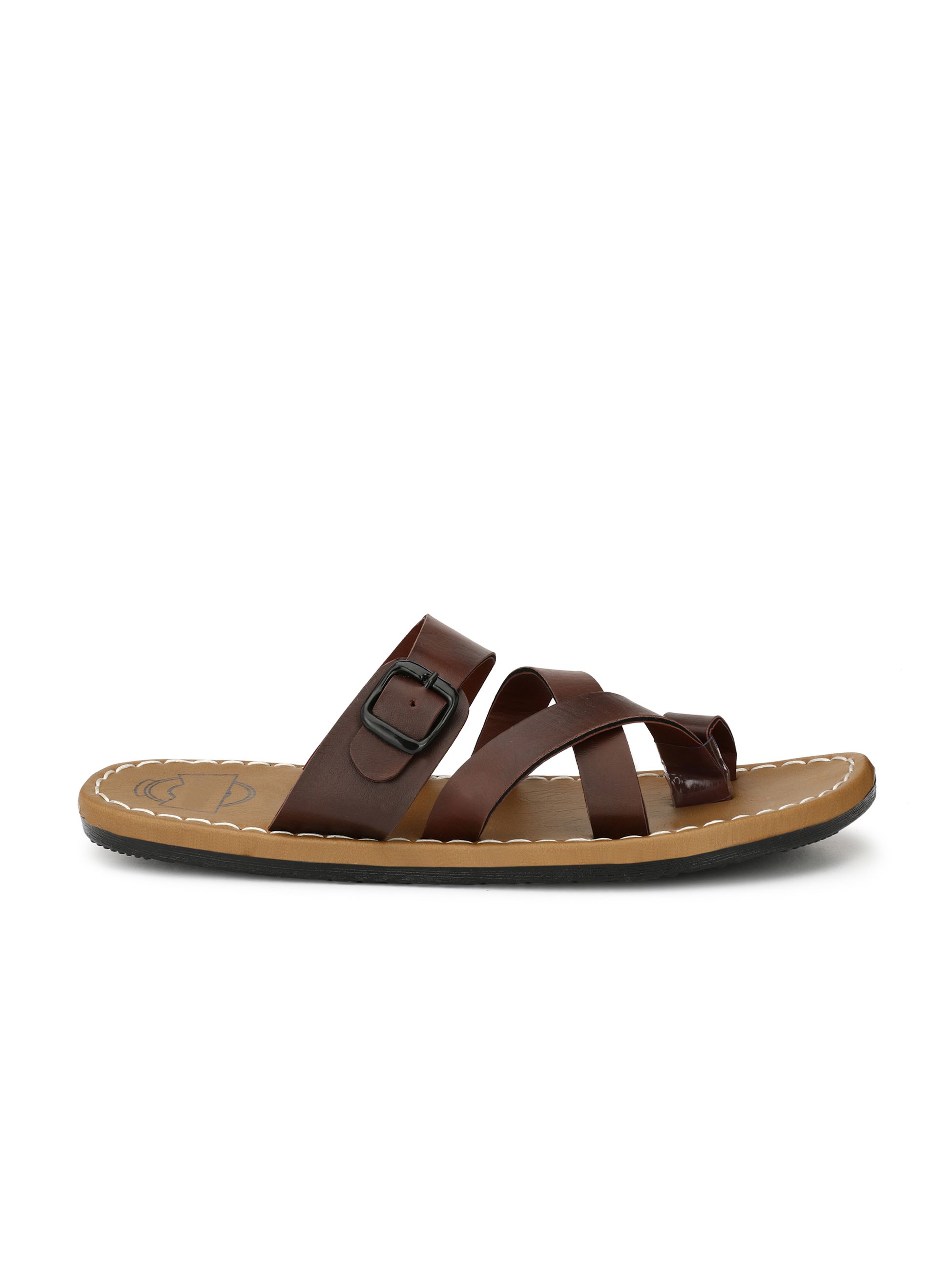 Fentacia Ethnic Brown Daily Slippers 