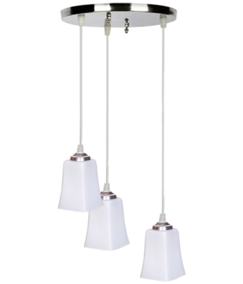 Somil Glass Exclusive Pendant White - Pack of 1