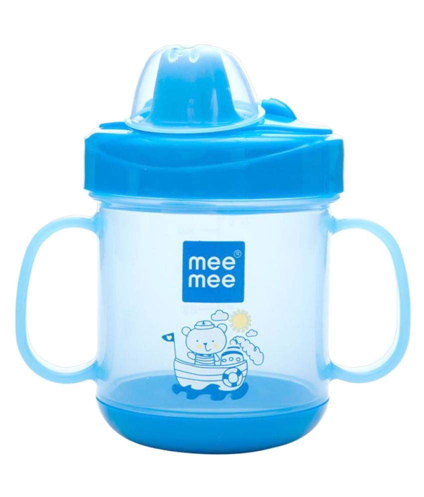     			Mee Mee Blue Plastic Spout Sippers baby sipper bottle